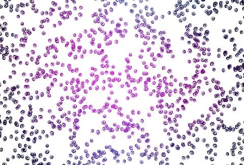 Light Pink, Blue vector background with bubbles. 스톡 일러스트