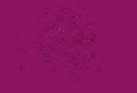 Light Pink, Blue vector background with bubbles. Illustrazione stock