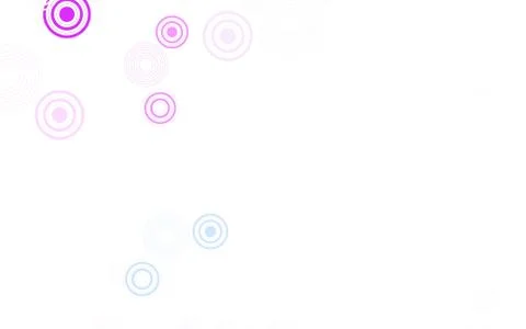 Light Pink, Blue vector background with bubbles. 스톡 일러스트