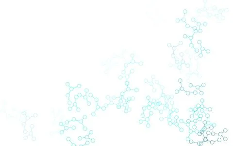 Light Pink, Blue vector background with forms of artificial intelligence. Stock Illustration