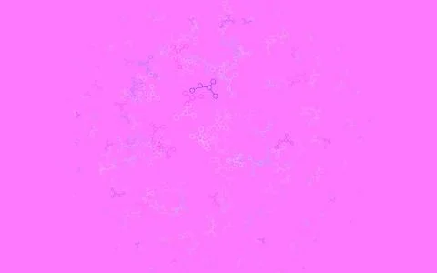 Light Pink, Blue vector background with forms of artificial intelligence. Ilustración de archivo