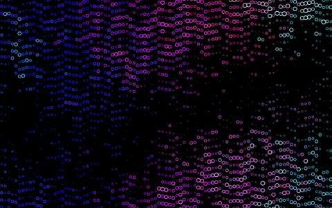 Light Pink, Blue vector background with bubbles. 스톡 일러스트