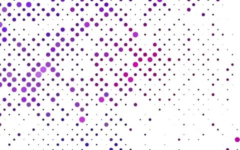 Light Pink, Blue vector background with bubbles. Stock Illustration