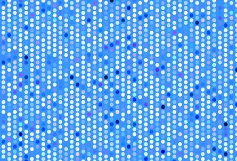 Light Pink, Blue vector background with bubbles. Stock Illustration