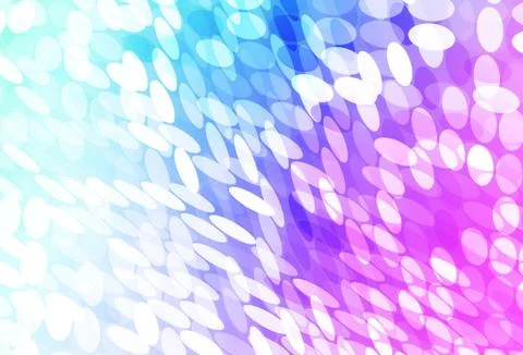 Light Pink, Blue vector background with bubbles. Stock Illustration