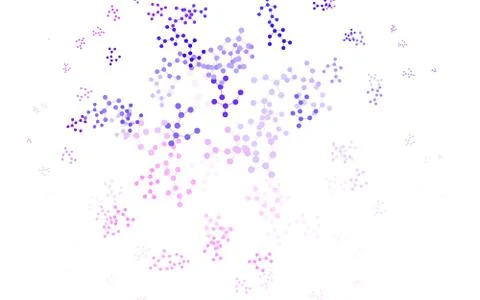 Light Pink, Blue vector background with forms of artificial intelligence. Ilustración de archivo