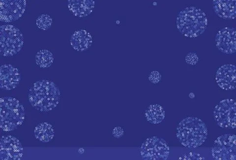 Light Pink, Blue vector background with bubbles. 스톡 일러스트