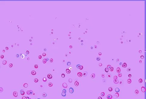 Light Pink, Blue vector background with bubbles. 스톡 일러스트