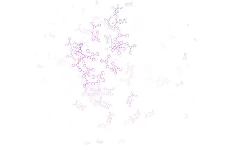 Light Pink, Blue vector background with forms of artificial intelligence. Ilustración de archivo