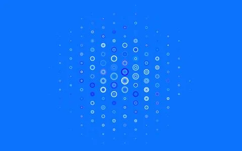 Light Pink, Blue vector background with bubbles. 스톡 일러스트