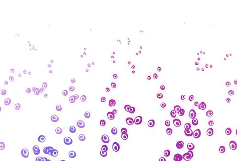 Light Pink, Blue vector background with bubbles. Stock Illustration