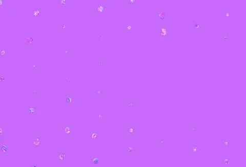Light Pink, Blue vector background with bubbles. Illustrazione stock