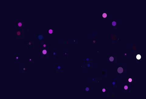 Light Pink, Blue vector background with bubbles. 스톡 일러스트