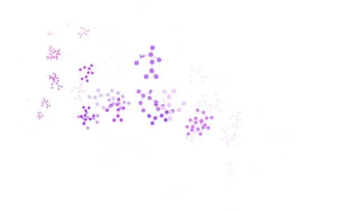 Light Pink, Blue vector background with forms of artificial intelligence. Stock Illustration