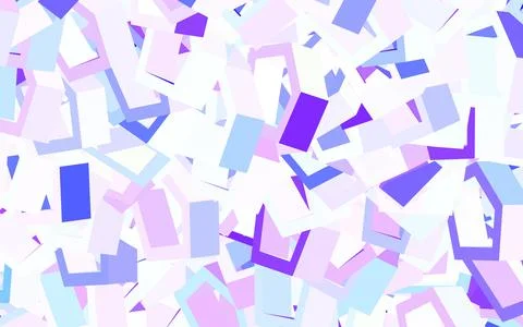 Light Pink, Blue vector background with hexagons. 스톡 일러스트