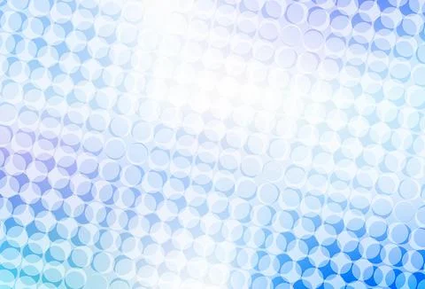 Light Pink, Blue vector background with bubbles. 스톡 일러스트