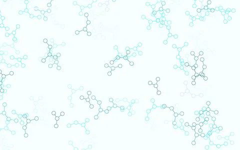 Light Pink, Blue vector background with forms of artificial intelligence. Illustrazione stock