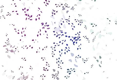 Light pink, blue vector background with abstract forms. Stock Illustration