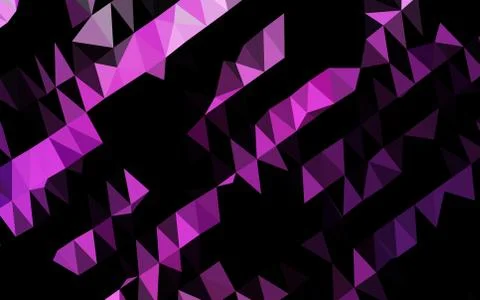 Light Pink, Blue vector blurry triangle texture. Stock Illustration
