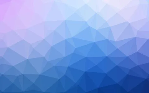 Light Pink, Blue vector blurry triangle pattern. Illustrazione stock
