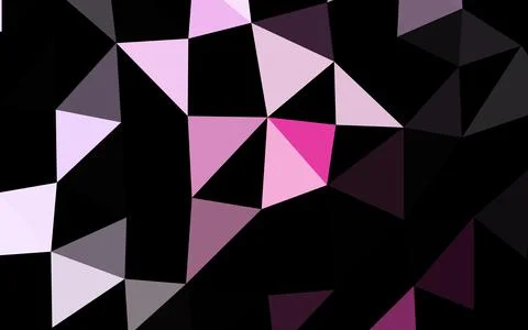 Light Pink, Blue vector blurry triangle template. Stock Illustration