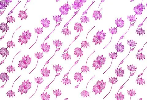Light Pink, Blue vector doodle background. Stock Illustration