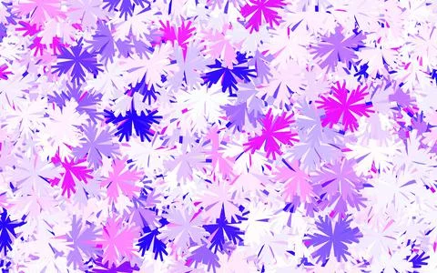 Light Pink, Blue vector doodle pattern with trees, branches. Illustrazione stock