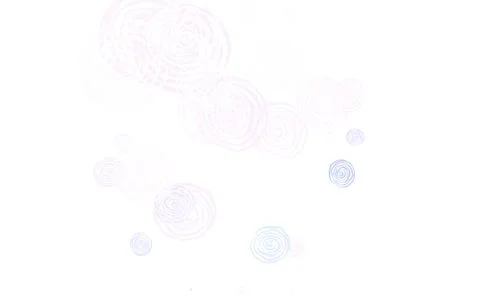 Light Pink, Blue vector doodle pattern with roses. Stock Illustration