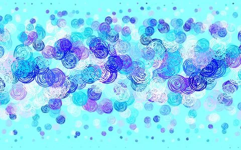 Light Pink, Blue vector elegant pattern with roses. Stock Illustration