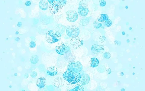 Light Pink, Blue vector elegant pattern with roses. Stock Illustration