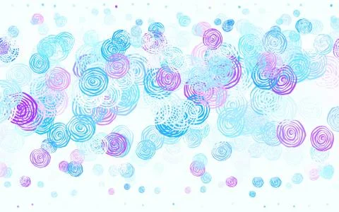 Light Pink, Blue vector elegant pattern with roses. Stock Illustration