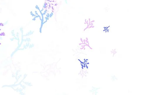 Light Pink, Blue vector elegant pattern with sakura. 스톡 일러스트