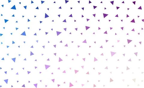 Light Pink, Blue vector  gradient triangles pattern. Illustrazione stock