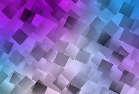 Light Pink, Blue vector layout with lines, rectangles. Stock-Illustration