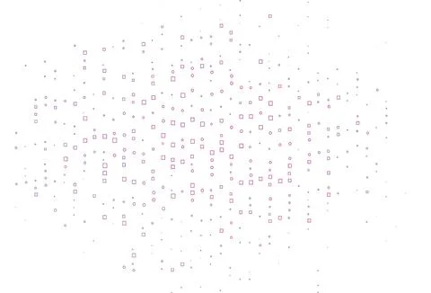 Light Pink, Blue vector layout with rectangles, squares. Stock Illustration