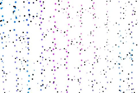 Light Pink, Blue vector layout with circles, lines, rectangles. 스톡 일러스트