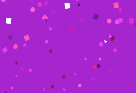 Light Pink, Blue vector layout with circles, lines, rectangles. Stock Illustration