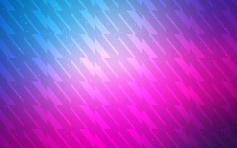 Light Pink, Blue vector layout with flat lines. Colorful shining illustration Stock Illustration