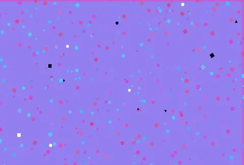 Light Pink, Blue vector layout with circles, lines, rectangles. 스톡 일러스트