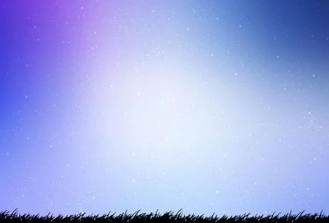 Light Pink, Blue vector layout with cosmic stars. Space stars on blurred abst Stock Illustration