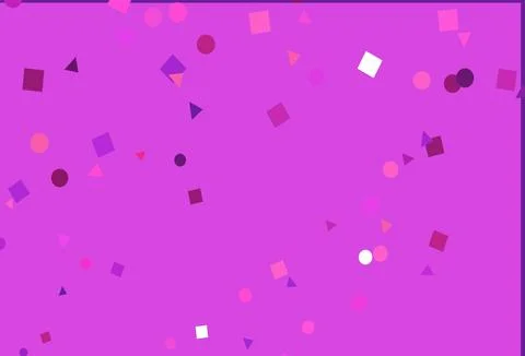 Light Pink, Blue vector layout with circles, lines, rectangles. 库存插图