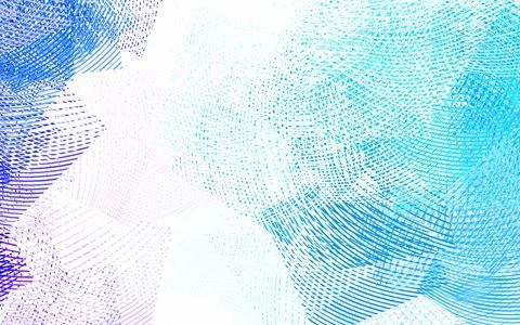 Light Pink, Blue vector layout with wry lines. Stock Illustration