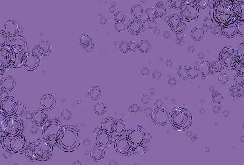 Light Pink, Blue vector layout with circle shapes. Stock Illustration