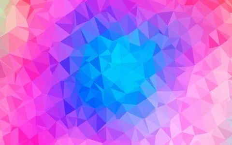 Light Pink, Blue vector low poly cover. Stock Illustration