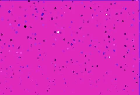 Light Pink, Blue vector pattern in polygonal style with circles. Stockillustratie