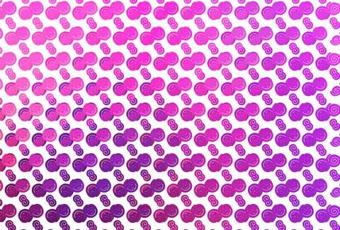 Light Pink, Blue vector pattern with lamp shapes. Illustrazione stock