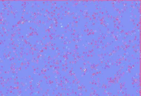 Light Pink, Blue vector pattern with spheres. Illustrazione stock