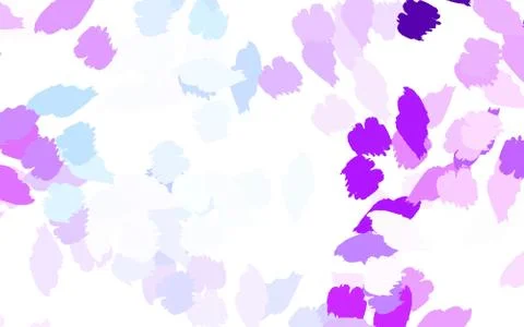 Light Pink, Blue vector pattern with random forms. Illustrazione stock