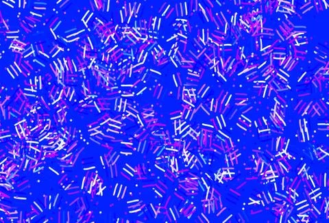 Light Pink, Blue vector pattern with sharp lines, dots. 스톡 일러스트