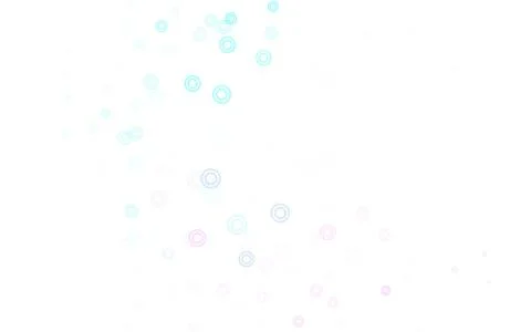 Light Pink, Blue vector pattern with spheres. Stock Illustration